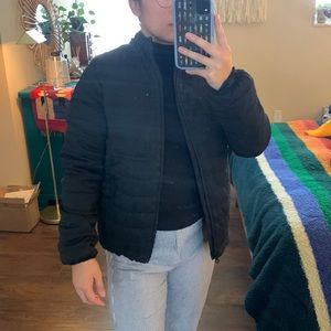 Girlfriend Collective Black Packable Puffer